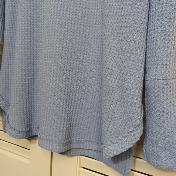 Vintage America Blue Waffle Knit‎ Thermal Tee Medium - Picture 4 of 9